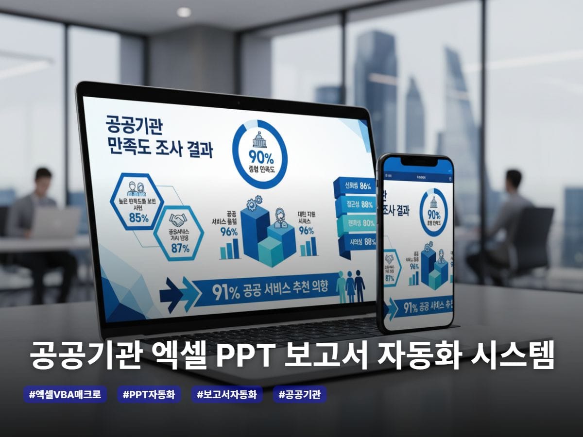 엑셀 PPT 보고서 자동화 시스템